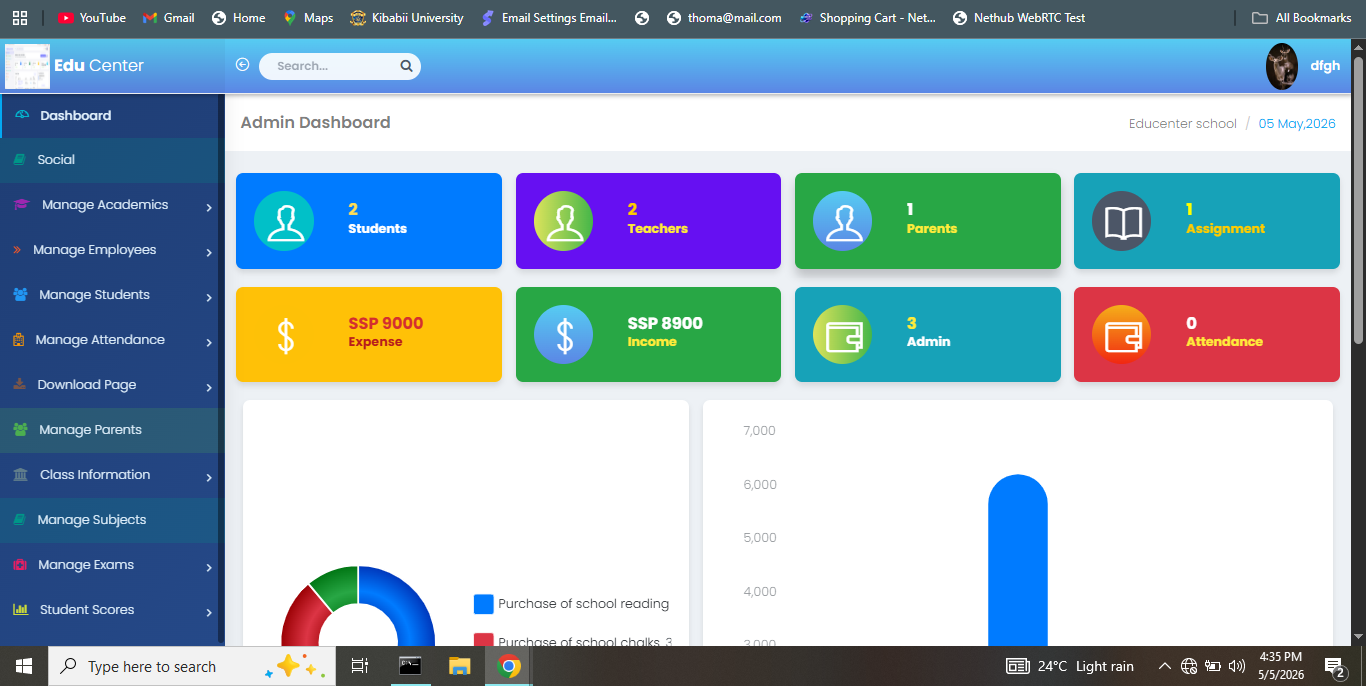 SCHOOL MANAGE,ENT SOFTWARE