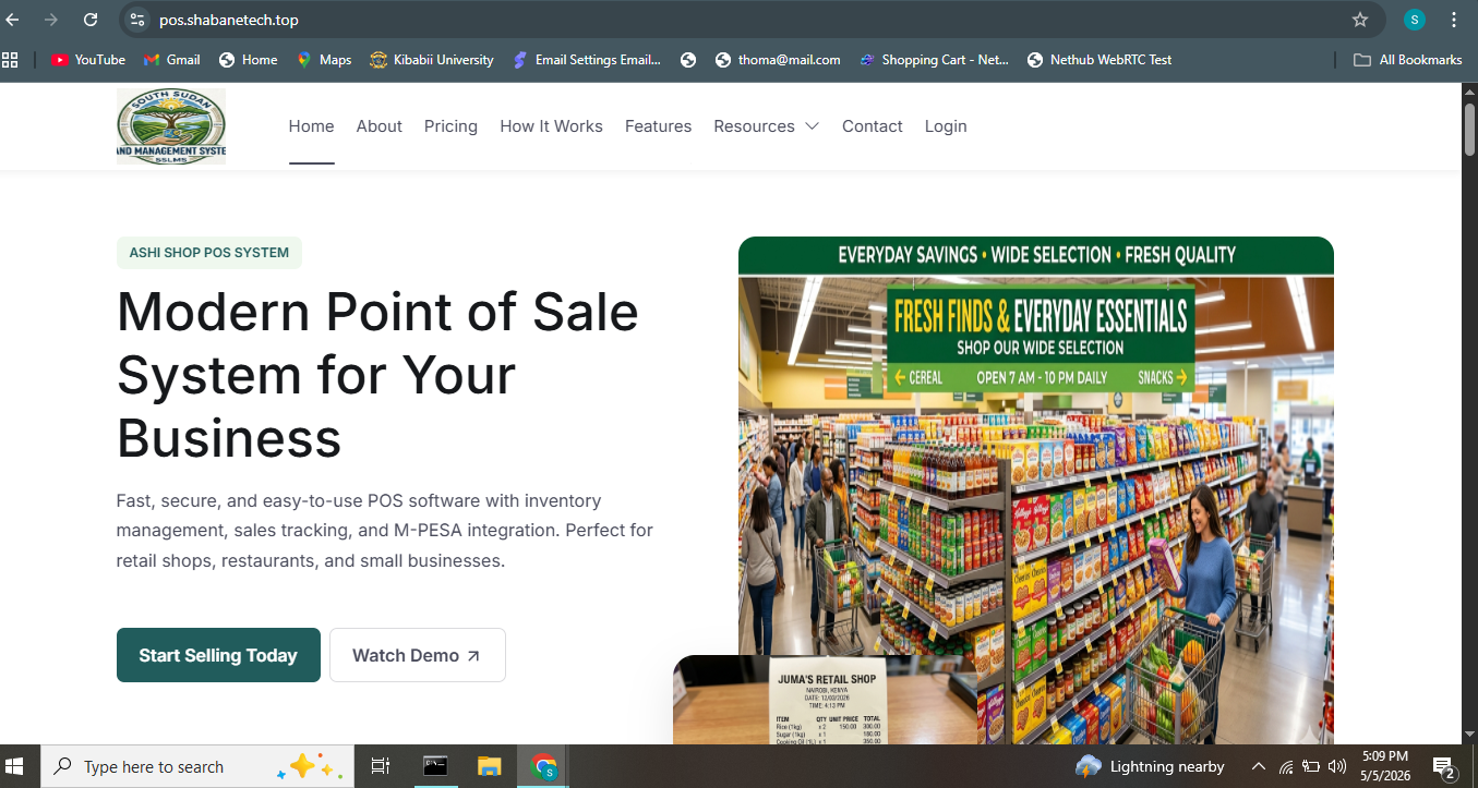 point of sale
