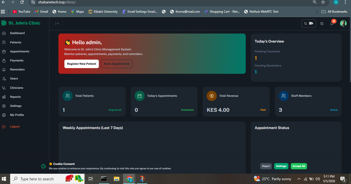 Clinic Management System